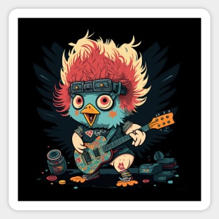 Chicken Rocker Sticker